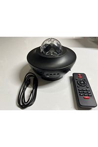 Bulutlu Ve Bluetooth Hoparlörlü Tavan Projeksiyon Cihazı, Parti Disko Topu ve Gece Lambası ürün fotoğrafı