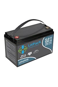 Litpack 12v(12.8V) 100 Ah Lifepo4 Akü (BATARYA, PİL) 2025 Üretim ürün fotoğrafı