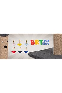 Peluş Kedi Tırmalama Tahtası - 52 Cm ürün fotoğrafı