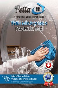İthal 3'lü Mikrofiber Temizlik Bezi, Cam, Araba, Mutfak, Fiber Bez (40 X 60 CM) ürün fotoğrafı