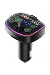 Araç Fm Transmitter Bluetooth 5.0 Usb Sd Card Müzik Oto Aksesuar ürün fotoğrafı