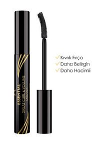 Essential Great Curl & Volume Mascara Kıvırma Etkili Hacim Veren Maskara 9 ml ürün fotoğrafı