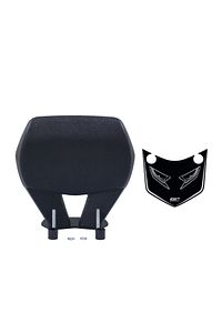 Gp Kompozit Honda Pcx 125 / 150 2014-2025 Uyumlu Spor Sissy Bar Siyah ürün fotoğrafı