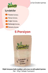 Balkabaklı Sebze Çorbası ( 125g) ürün fotoğrafı