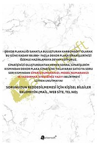 Kişiye Özel Ahşap Dekor Plaka, Araba Plaka, Isimli Plaka, Cam Önü Plakası, Aksesuar Plaka ürün fotoğrafı