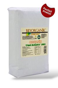 ORGANİK Tam Buğday Unu 1kg (PESTİSİT ve AFLATOKSİN ANALİZLİ) ürün fotoğrafı