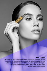 Kaş Kirpik Serumu - Kolajen Hyaluronik Asit Hint Yağı Keratin Peptidleri B5 Biocomplex B11- ürün fotoğrafı