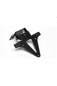 Universal Motosiklet Katlanır Plakalık Sinyal Bağlantılı Siyah Supermoto ürün fotoğrafı