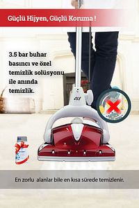 Bt 123 1200w Hero Basınçlı Buharlı Dik Temizleme Makinesi ürün fotoğrafı