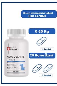 Dog Glucosamıne Köpeklerde Eklem Destekleyici Besin Takviyesi (300 TABLET) ürün fotoğrafı