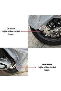 Motorsiklet Branda Miflonlu Su Geçirmez 4 Mevsim (125CC 150CC UYUMLU) ürün fotoğrafı