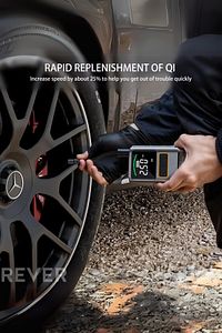 3600 Mah Oto Araç Hava Kompresörü Şarjlı Araç Lastik Pompası / Motosiklet / Scooter / Bisiklet ürün fotoğrafı