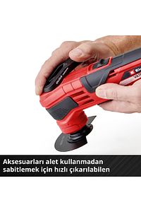 VARRITO - Solo, Akülü Raspalama Makinesi (Akü ve şarj cihazı dahil değildir) ürün fotoğrafı