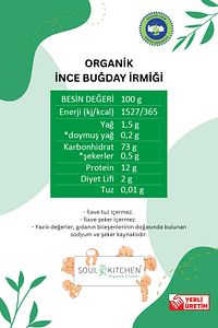 Organik Ince Buğday Irmiği (BEBEK IRMİĞİ) 400gr ürün fotoğrafı