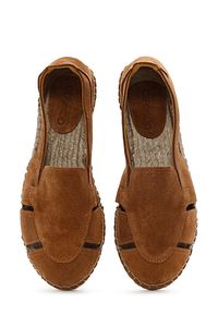 Kadın Taba Süet Deri Espadril 24sfd205110 ürün fotoğrafı