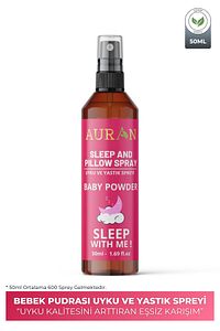 Bebek Pudrası Uyku Ve Yastık Spreyi Rahatlatıcı Uyku Ve Dinlenme Spreyi Sleep And Pıllow Spray 50ml ürün fotoğrafı