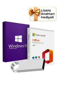 Windows 10 Office 2021 Pro Plus Kurulum Dosyalı Usb Bellek 16gbuyumlu ürün fotoğrafı