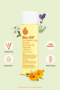 %100 Natural Çatlak Karşıtı & Leke Karşıtı Nemlendirici Doğal Cilt Bakım Yağı 125 ml ürün fotoğrafı