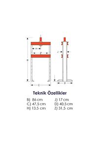 10 Ton Hidrolik Pres ürün fotoğrafı