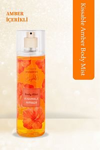 Elif Nur Yel Eny Body Mist Kissable Amber Vücut Spreyi 200ml ürün fotoğrafı