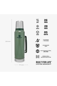 Unisex Termos Stan 1.1qt Classic Vac Btl H.green Eu ürün fotoğrafı