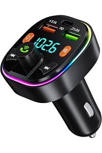 Bluetooth Araç Kiti Araç Fm Transmitter USB Type-C MP3 SD Kart Flash Için Uygun PD Çakmaklık Girişli ürün fotoğrafı