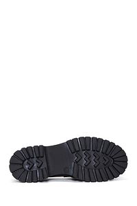 Kadın Siyah Deri Maskülen Loafer 24WFD180118 ürün fotoğrafı