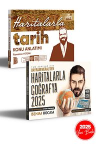 2025 KPSS AGS Haritalarla Tarih ve Coğrafya Konu Anlatımı Seti Benim Hocam Yayınları ürün fotoğrafı