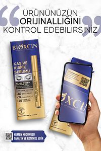 Kaş Kirpik Serumu - Kolajen Hyaluronik Asit Hint Yağı Keratin Peptidleri B5 Biocomplex B11- ürün fotoğrafı