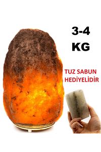 Çankırı Kaya Tuzu Tuz Lambası 3/4 Kg ürün fotoğrafı