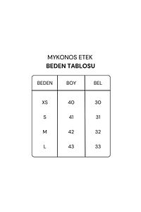 Mykonos Beyaz Etek ürün fotoğrafı