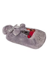 Cats Gri Peluş Sıcak Su Torbası, Yumuşak Kılıf, 2 L, Kedili Tasarım, 20x35, Su Sızdırmaz ürün fotoğrafı