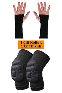 Voleybol Dizliği Voleybol Elliği 2li Set Voleybol Dizliği 1 Çift Voleybol Kolluğu 1 Çift ürün fotoğrafı