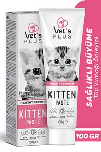 Kitten Folik Asit Ve Taurinli Malt Macun 100gr (YAVRU VE ANNE KEDİLER IÇİN GELİŞİM DESTEKLEYİCİ) ürün fotoğrafı