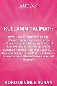 Bebek Pudrası Uyku Ve Yastık Spreyi Rahatlatıcı Uyku Ve Dinlenme Spreyi Sleep And Pıllow Spray 50ml ürün fotoğrafı