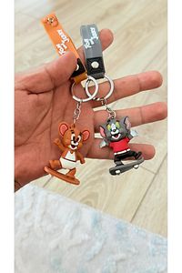 Tom Ve Jerry Anahtarlık 2 Adet ürün fotoğrafı