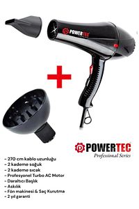 TR-901 Profesyonel 2500W Saç Kurutma & Fön Makinesi ve Difüzör Hacimlendirici Başlık ürün fotoğrafı