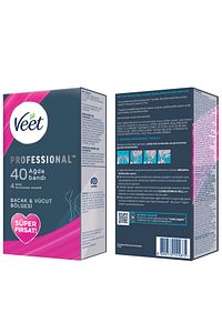 Professional Ağda Bandı Hassas Ciltler Için Bacak&vücut Bölgesi Süper Fırsat 80 Adet (40X2) ürün fotoğrafı