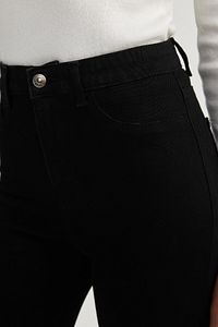 Jegging Yüksek Bel Bilek Boy Dar Paça Basic Düz Jean Pantolon B7498ax24sp ürün fotoğrafı