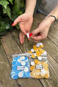 Çift Taraflı Yuvarlak Köpük Bant (çap:20mm) (100 Adet) ürün fotoğrafı