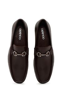 Erkek Kahverengi Deri Casual Loafer 24sfd631518 ürün fotoğrafı