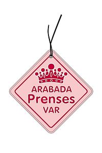 Arabada Prenses Var Tasarımlı Dekoratif Oto Araç Kokusu Bekaks ürün fotoğrafı