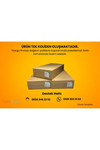 Ae-3038 Belinda 6 Çekmeceli Şifonyer Komodin Beyaz ürün fotoğrafı