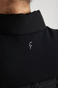 Fit Su Itici Rüzgar Geçirmez Slim Fit Dar Kesim Fermuarlı Şişme Sporcu Yelek B2069ax24sp ürün fotoğrafı