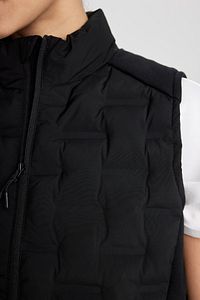 Fit Su Itici Rüzgar Geçirmez Slim Fit Dar Kesim Fermuarlı Şişme Sporcu Yelek B2069ax24sp ürün fotoğrafı