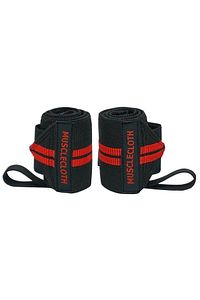 Pro Wrist Wraps Siyah Kırmızı 2'li Paket ürün fotoğrafı