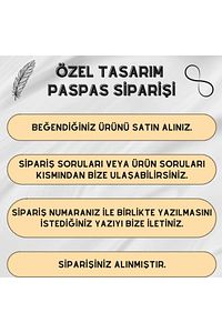 Müdavimhome Dijital Baskı Modern Pembe Kalp Stres Yasaktır Temalı Dekoratif Kapı Önü Paspası ürün fotoğrafı