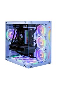 Warfire 7x Argb Fan Usb 3.0 Psu Yok Atx Gaming Bilgisayar Kasası Beyaz ürün fotoğrafı