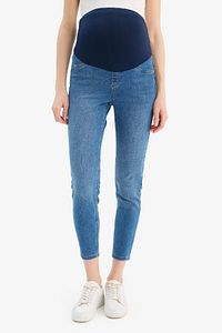 Skinny Fit Yırtık Detaylı Yüksek Bel Düz Paça Uzun Hamile Pantolon X2068AZ24SP ürün fotoğrafı