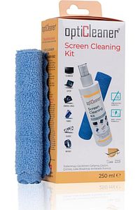 Ekran Temizleme Seti 250 ml (MİKROFİBER BEZ HEDİYE) Laptop, Tablet, Tv, Telefon, Gözlük, Kamera ürün fotoğrafı
